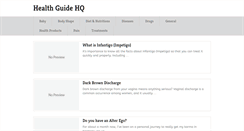 Desktop Screenshot of healthguidehq.com